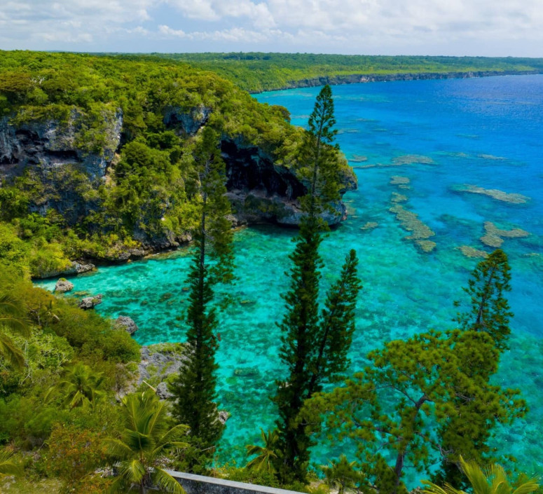 Falaises de Lifou Les falaises de Jokin de Lifou