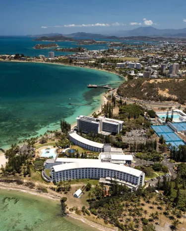 Nouméa Vue aérienne Anse Vata Paysage