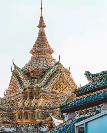 Temple de Bangkok Temple Bangkok Toiture Art Tradition