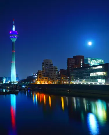 Dusseldorf nuit Dusseldorf nuit