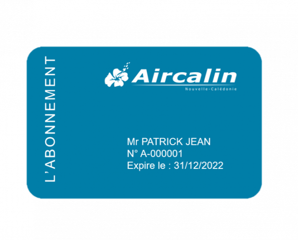 Carte abonné Carte abonné