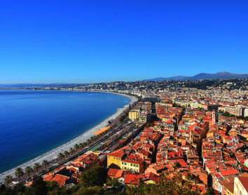 Nice - Vue sur les habitations Nice Habitations Vue Mer Ciel Bleu