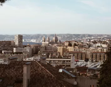 Ville de Marseille Ville Marseille Bâtiments Ciel