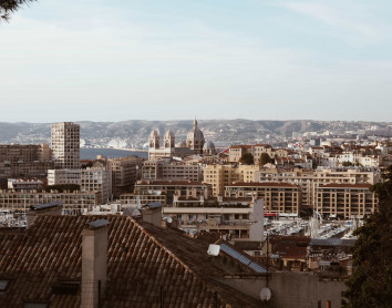 Ville de Marseille Ville Marseille Bâtiments Ciel