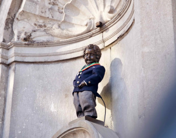 Bruxelles-Mannequin de Pis Bruxelles Belgique Statut Mannequin de Pis
