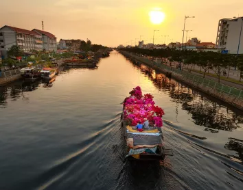 Ho chi minh-marché flotant